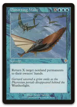 Distorting Wake #52 (LP) Invasion INV Magic MTG - Image 1