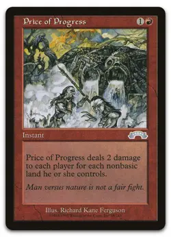 Price of Progress #95 (NM) Exodus EXO Magic MTG - Image 1