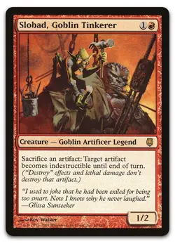 Slobad, Goblin Tinkerer #69 (LP) Darksteel DST Magic MTG - Image 1