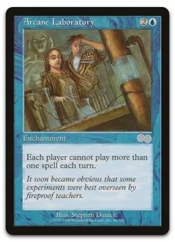 Arcane Laboratory #60 (NM) Urza's Saga USG Magic MTG - Image 1