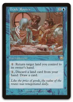 Trade Routes #112 (LP) Mercadian Masques MMQ Magic MTG - Image 1