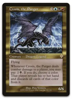 Crosis, the Purger #242 (LP) Invasion INV Magic MTG - Image 1