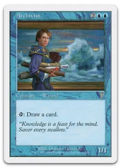 Archivist #61 (LP) 7th Edition 7ED Magic MTG - Image 1