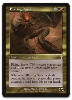 Blazing Specter #236 (LP) Invasion INV Magic MTG - Image 1