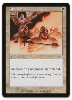 Absolute Law #2 (NM) Urza's Saga USG Magic MTG - Image 1