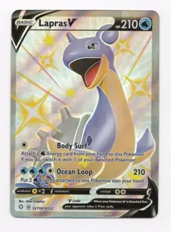 Lapras V NM SV110/SV122 Shining Fates: Shiny Vault Pokemon TCG Holo NM - Image 1