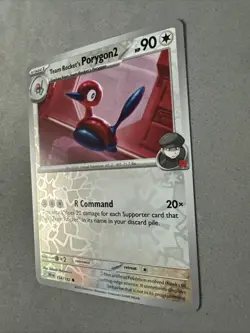 Pokemon TCG * Destined Rivals 154/182 Team Rocket's Porygon2 * REVERSE HOLO * NM - Image 2