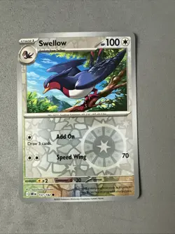 Pokemon TCG * Destined Rivals 157/182 Swellow Common REVERSE HOLO * NM FRESH PK - Image 1