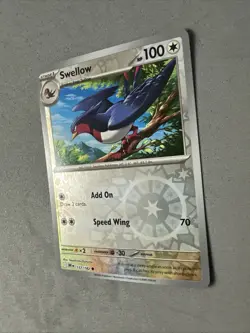 Pokemon TCG * Destined Rivals 157/182 Swellow Common REVERSE HOLO * NM FRESH PK - Image 2