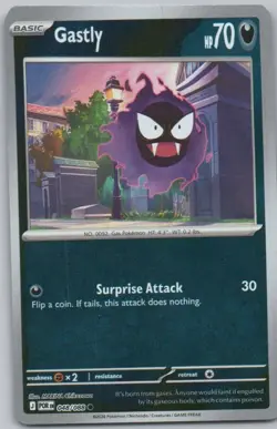 Gastly 048 Perfect Order Reverse Holo Darkness Pokemon Card NM - Image 1
