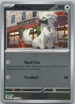 Furfrou 067 Perfect Order Reverse Holo Colorless Pokemon Card NM - Image 1