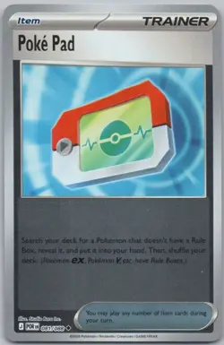 Poke Pad 081 Perfect Order Reverse Holo Trainer Pokemon Card NM - Image 1