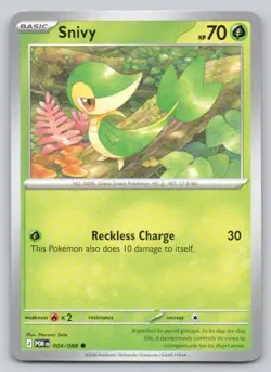 Snivy 004 Perfect Order Normal Grass Pokemon Card NM - Image 1