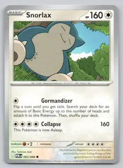 Snorlax 063 Perfect Order Normal Colorless Pokemon Card NM - Image 1