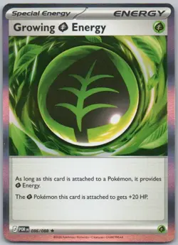 Growing Leaf Energy 086 Perfect Order Holo Trainer Pokemon Card NM - Image 1