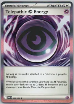 Telepathic Psychic Energy 088 Perfect Order Holo Trainer Pokemon Card NM - Image 1
