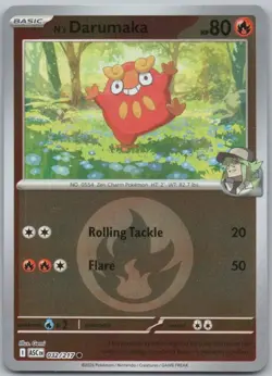 N's Darumaka 032 Ascended Heroes Energy Holo Fire Pokemon Card NM - Image 1