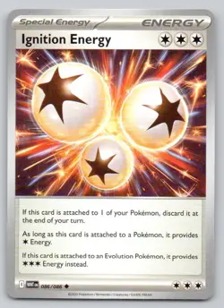 Ignition Energy 086 White Flare Normal Trainer Pokemon Card NM - Image 1