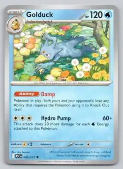 Golduck 040 Ascended Heroes Normal Water Pokemon Card NM - Image 1