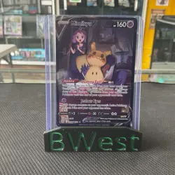 Mimikyu V LP MP Brilliant Stars Trainer Gallery Ultra Rare TG16 Pokemon Card - Image 1