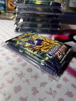 5 Mystery Cards Pack + 2 Crown Zenith Booster Packs + 1 Sticker - Image 2