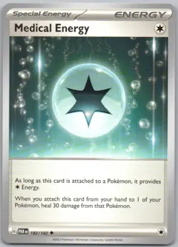 Medical Energy 182 Paradox Rift Normal Trainer Pokemon Card NM - Image 1