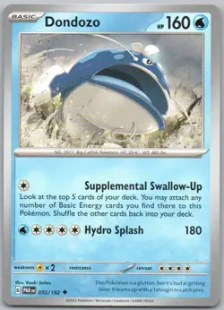 Dondozo 055 Paradox Rift Normal Water Pokemon Card NM - Image 1