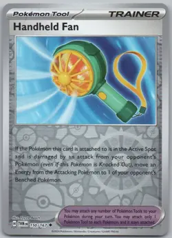 Handheld Fan 150 Twilight Masquerade Reverse Holo Trainer Pokemon Card NM - Image 1
