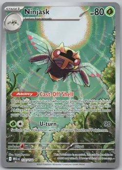Ninjask 137 Mega Evolution Holo Grass Pokemon Card NM - Image 1