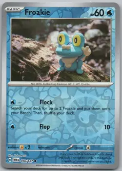 Froakie 056 Twilight Masquerade Reverse Holo Water Pokemon Card NM - Image 1