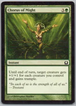 Chorus of Might 119 Return to Ravnica Normal Instant Magic Card NM - Image 1