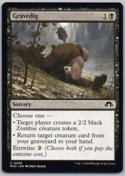 Gravedig 96 Modern Horizons 3 Sorcery Magic Card NM - Image 1