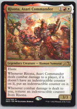 Risona, Asari Commander 233 Kamigawa: Neon Dynasty Normal Legendary Magic Card N - Image 1