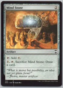 Mind Stone 102 Kaldheim Normal Artifact Magic Card NM - Image 1