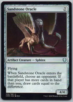 Sandstone Oracle 336 Commander Legends Normal Artifact Magic Card NM - Image 1