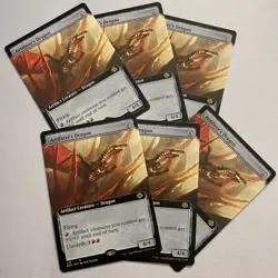 1 x Artificer's Dragon - Extended Art - NM - The Brothers' War - MTG - Image 1