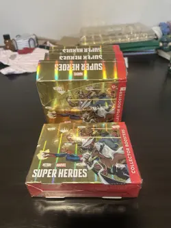 Magic The Gathering Marvel Super Heroes Collector Booster Box - Image 1