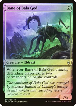 MTG FOIL Bane of Bala Ged - Battle for Zendikar #001 - Image 1