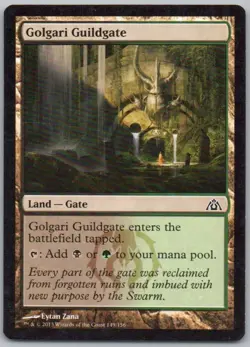 Golgari Guildgate 149 Dragon's Maze Normal Land Magic Card NM - Image 1