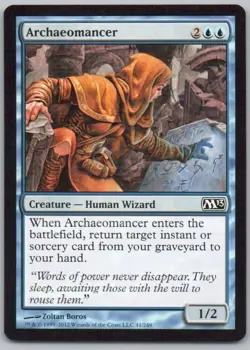 Archaeomancer 41 Magic 2013 Normal Creature Magic Card NM - Image 1