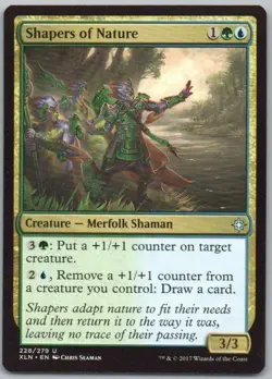 Shapers of Nature 228 Ixalan Normal Creature Magic Card NM - Image 1