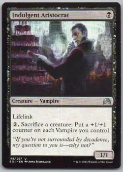 Indulgent Aristocrat 118 Shadows over Innistrad Normal Creature Magic Card NM - Image 1