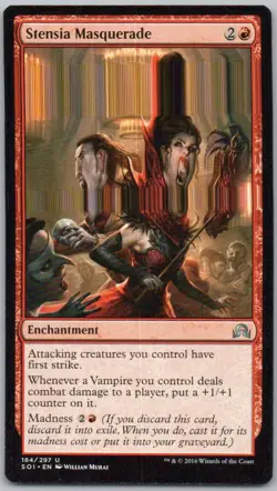 Stensia Masquerade 184 Shadows over Innistrad Normal Enchantment Magic Card NM - Image 1