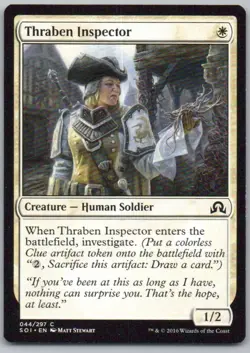 Thraben Inspector 44 Shadows over Innistrad Normal Creature Magic Card NM - Image 1