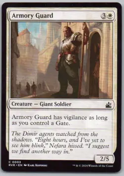 Armory Guard 3 Ravnica Remastered Normal Creature Magic Card NM - Image 1