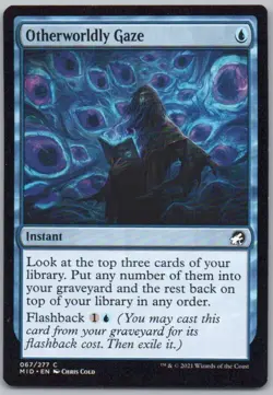 Otherworldly Gaze 67 Innistrad: Midnight Hunt Instant Magic Card NM - Image 1