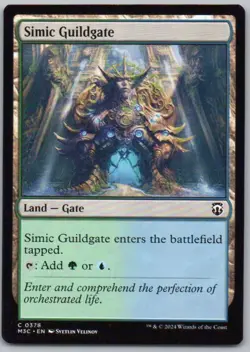 Simic Guildgate 378 Commander: Modern Horizons 3 Land Magic Card NM - Image 1