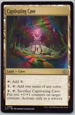 Captivating Cave 268 The Lost Caverns of Ixalan Land Magic Card NM - Image 1