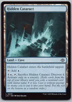 Hidden Cataract 273 The Lost Caverns of Ixalan Land Magic Card NM - Image 1