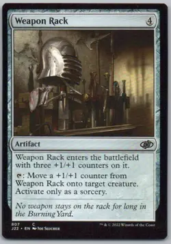 Weapon Rack 807 Jumpstart 2022 Artifact Magic Card NM - Image 1